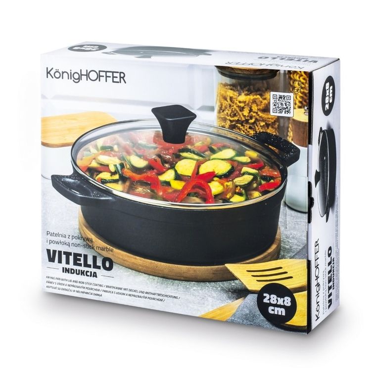 KönigHoffer, Vitello, patelnia z krótkim uchwytem, 28 cm