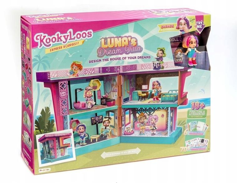 KookyLoos, Luna's Dream Villa, zestaw z figurką