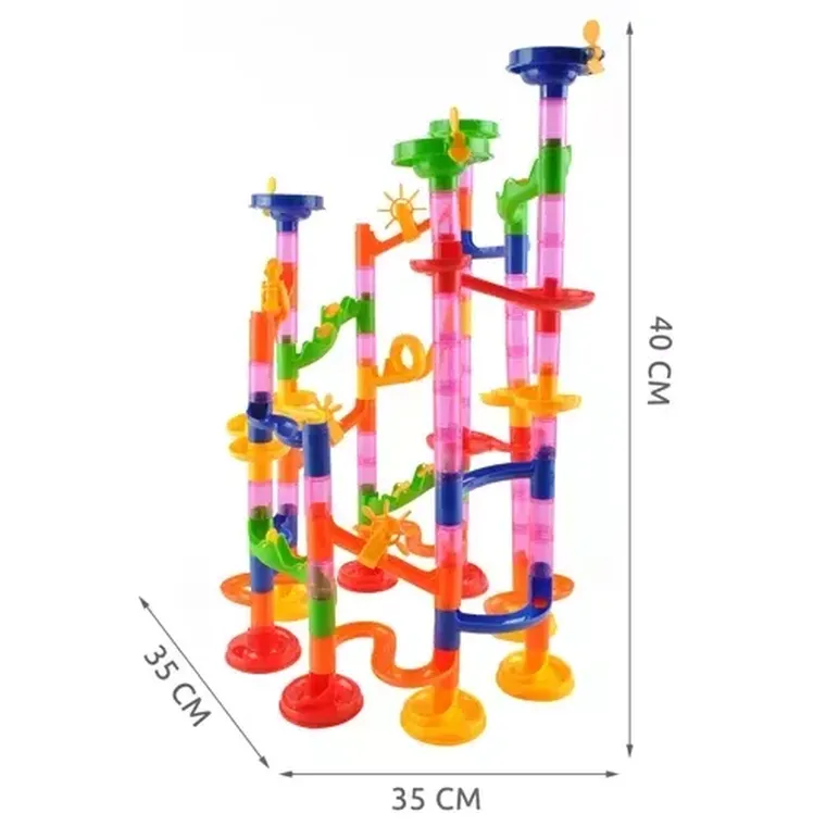 Kruzzel, tor kulkowy, klocki konstrukcyjne