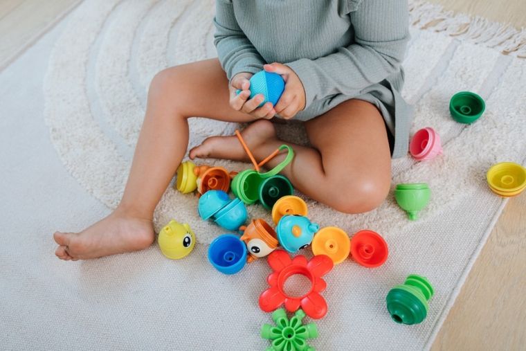 Lalaboom, Kulko-klocki sensoryczne, zwierzątka, 25 elementów