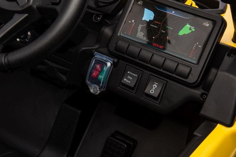 Lean Cars, Buggy Can-Am, pojazd na akumulator, DK-CA003, żółty