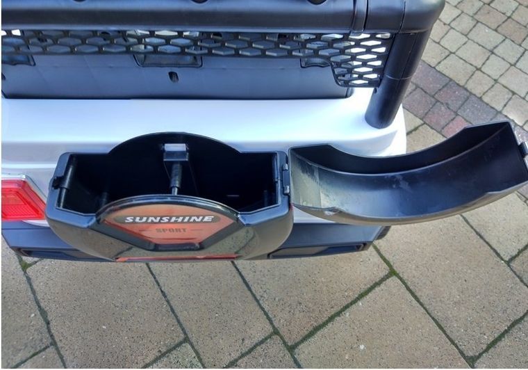 Lean Cars, Jeep, pojazd na akumulator, S2388, biały