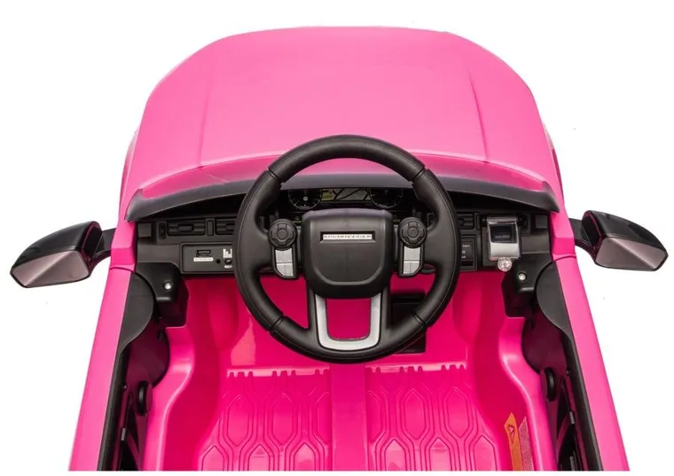 Lean Cars, Land Rover Discovery, pojazd na akumulator, DLS-K06, różowy