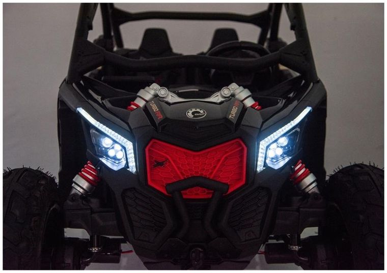 Lean Cars, Maverick Can-Am Turbo RS Strong Air, pojazd na akumulator, czarny-khaki