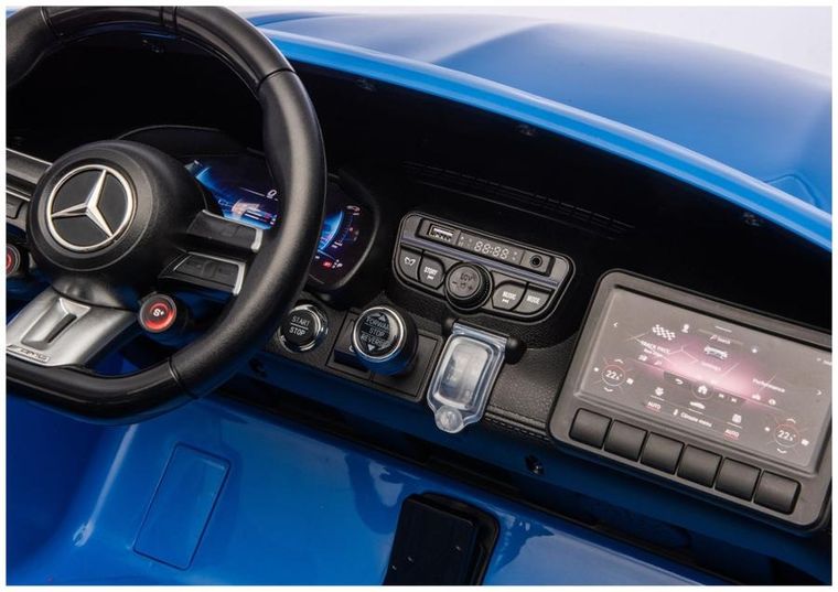 Lean Cars, Mercedes GT63 AMG, pojazd na akumulator, DK-GT63 24V LCD, niebieski