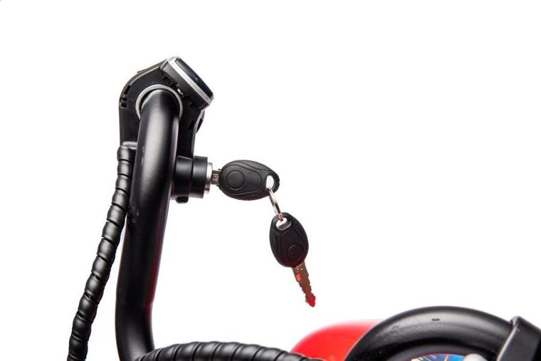 Lean Cars, motor, pojazd na akumulator, A9902 36V, czerwony