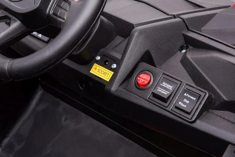 Lean Cars, pojazd na akumulator, YSA036 4-4, czerwony