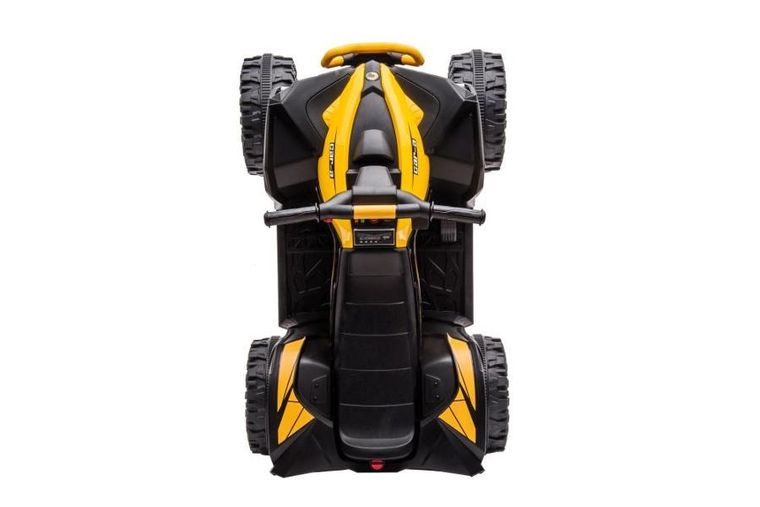 Lean Cars, quad, pojazd na akumulator, HL568, żółty