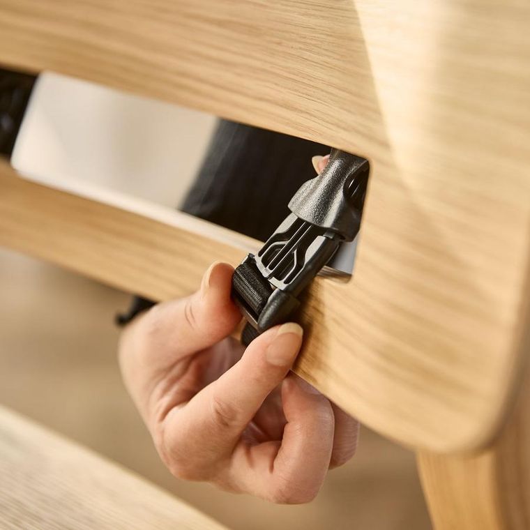 Leander, Newborn Seat, noworodkowe siedzisko do krzesełka do karmienia Louie i Classic, cool grey