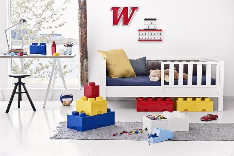 LEGO, Brick 8, pojemnik klocek, czerwony