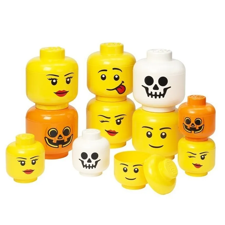 LEGO, mała głowa, pojemnik do przechowywania, girl, rozmiar S, 2l