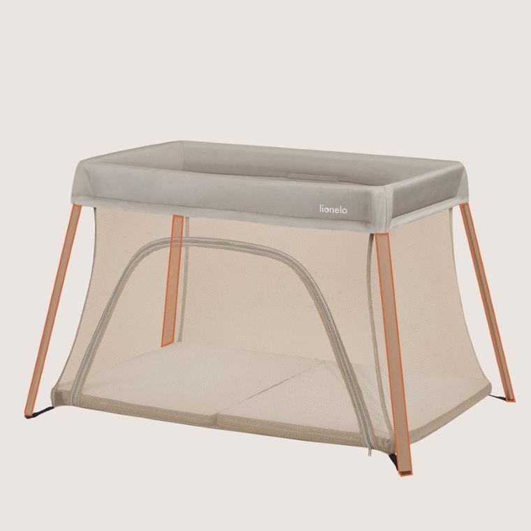 Lionelo, Alice, łóżeczko turystyczne, 3w1, Beige Olive