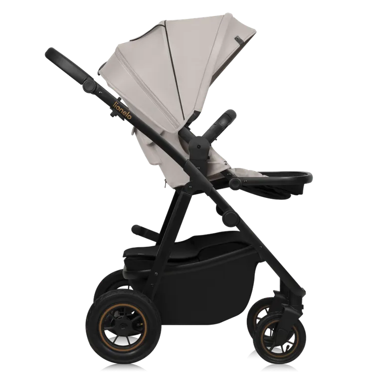 Lionelo, Amber Plus, wózek wielofunkcyjny 3w1, Beige Sand
