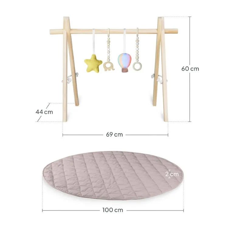 Lionelo, Anis, zestaw: pałąk i mata edukacyjna