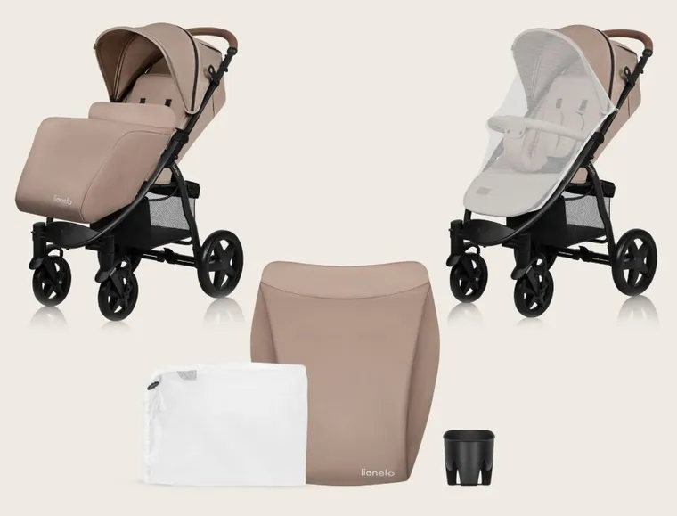 Lionelo, Annet Plus, wózek spacerowy, Beige Sand