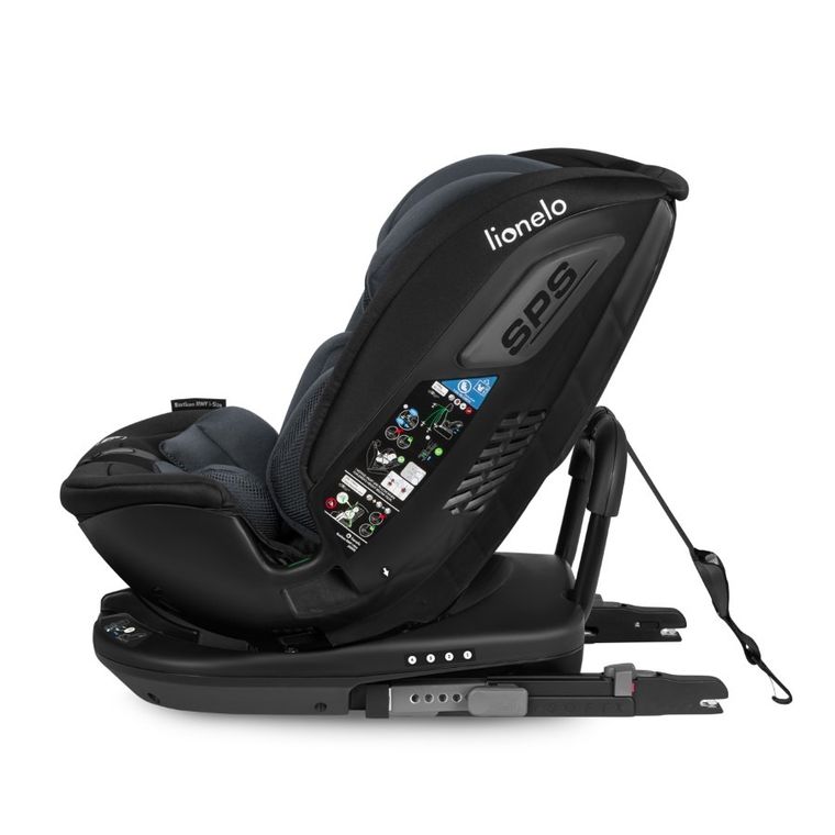 Lionelo, Bastiaan, RWF, I-size, fotelik samochodowy, Grey Stone, 0-36 kg, 40-150 cm