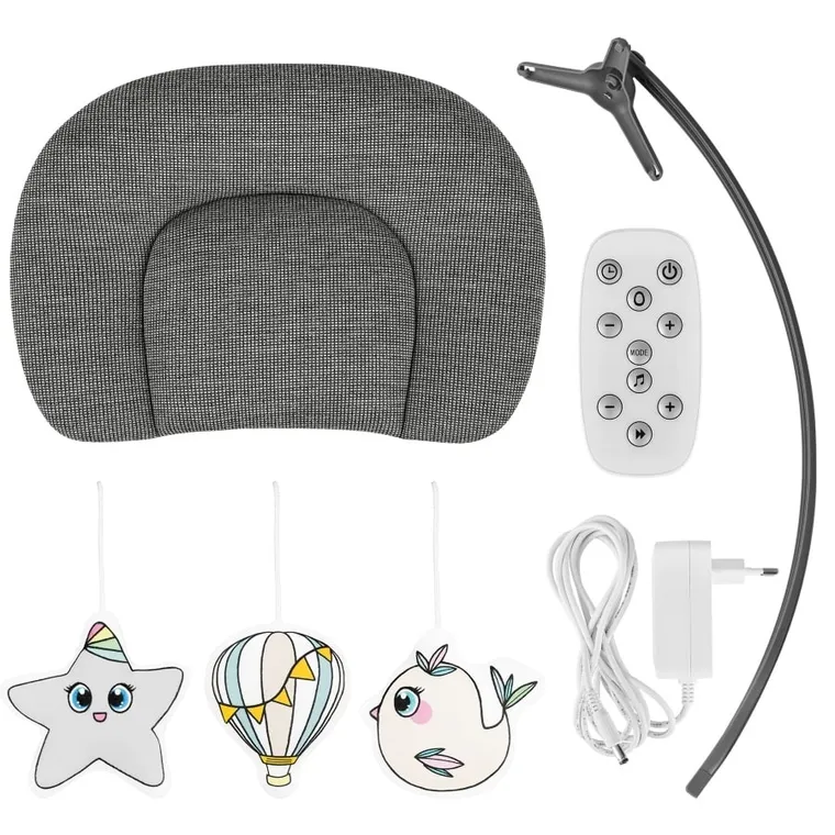 Lionelo, Blossom, elektryczny bujaczek, Grey Concrete