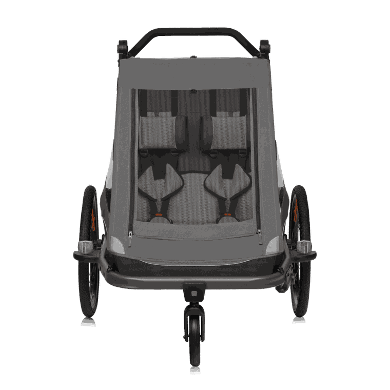 Lionelo, Cama, przyczepka rowerowa, Grey Graphite