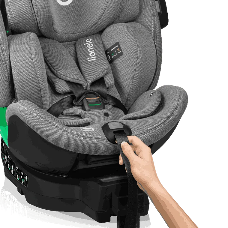 Lionelo, Harmony, I-Size, fotelik samochodowy, Concrete Bamboo, 40-150 cm