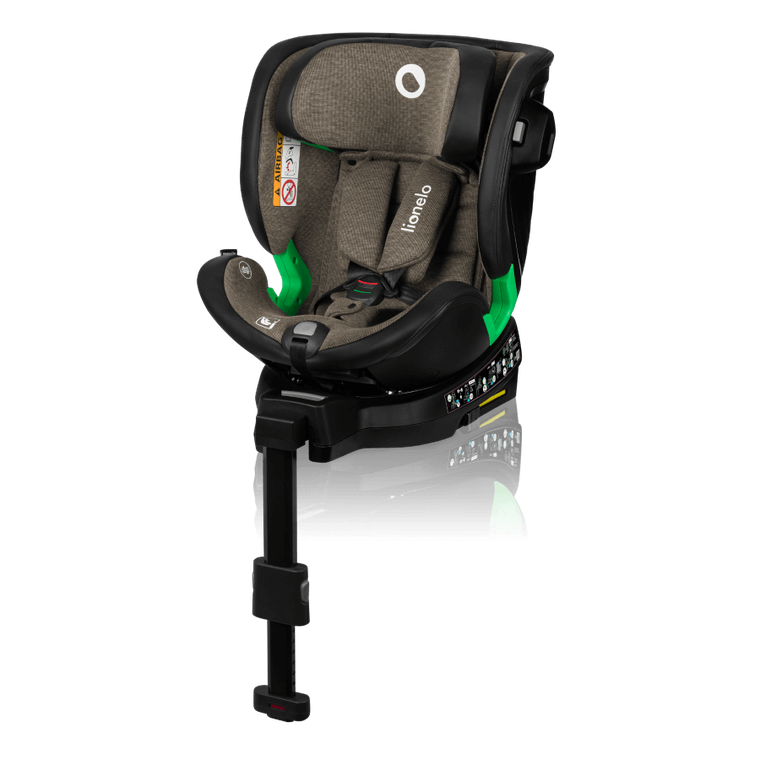 Lionelo, Harmony, I-Size, fotelik samochodowy, Olive Leather, 40-150 cm