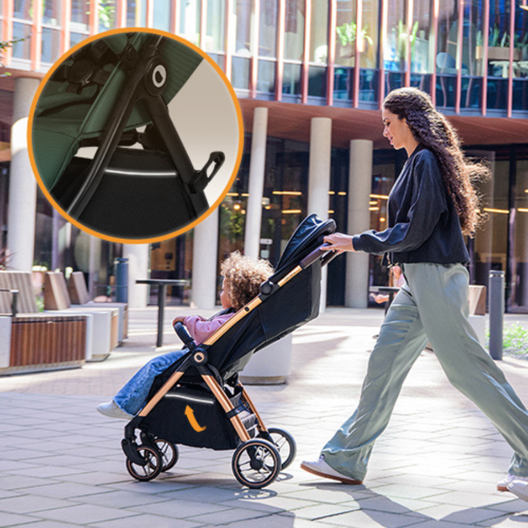 Lionelo, Ingrid, wózek spacerowy, Green Emerald