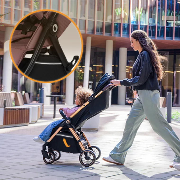 Lionelo, Ingrid, wózek spacerowy, Pink Mauve