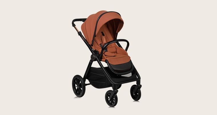 Lionelo, Layla, wózek wielofunkcyjny, 3w1, Brown Rust