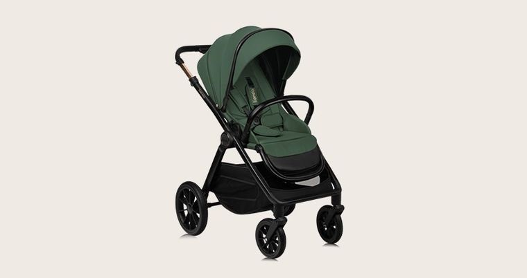 Lionelo, Layla, wózek wielofunkcyjny, 3w1, Green Forest