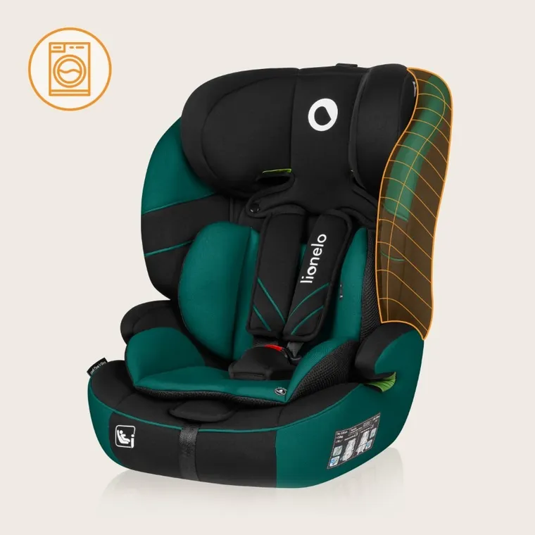 Lionelo, Levi One I-Size, fotelik samochodowy, Green Forest, 76-150 cm