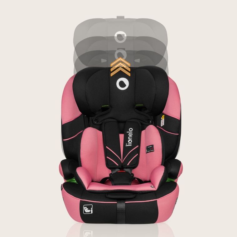 Lionelo, Levi One I-Size, fotelik samochodowy, Pink Rose, 76-150 cm