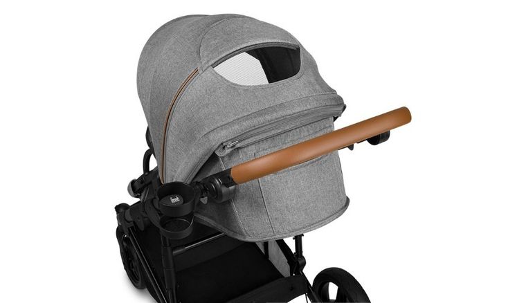 Lionelo, Mari Tour, wózek wielofunkcyjny z zestawem akcesoriów, 2w1, Grey Stone