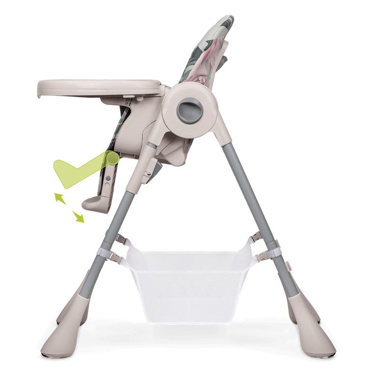 Lionelo, Zanna, krzesełko do karmienia, Pink Bubblegum