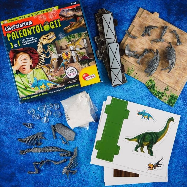 Lisciani, I'm a Genius, Laboratorium Paleontologii, zestaw kreatywny