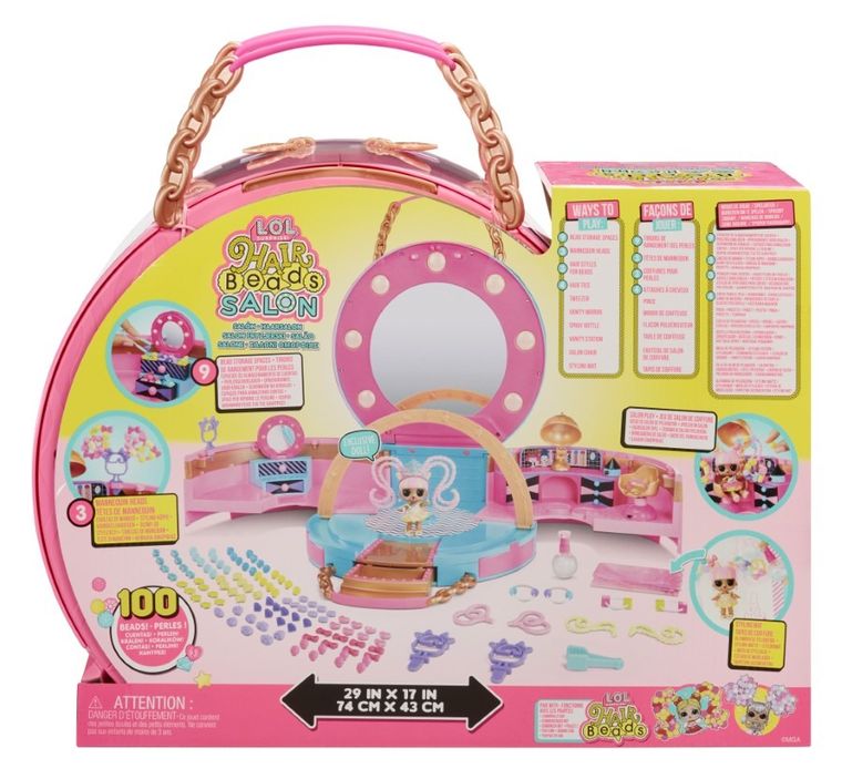 L.O.L. Surprise, Hair Beads Salon, stanowisko do stylizacji fryzur z mini laleczką