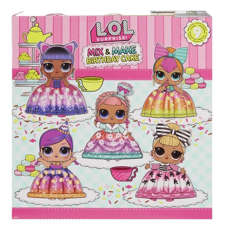 L.O.L. Surprise, Mix & Make Birthday Cake, kula niespodzianka, 1 szt.