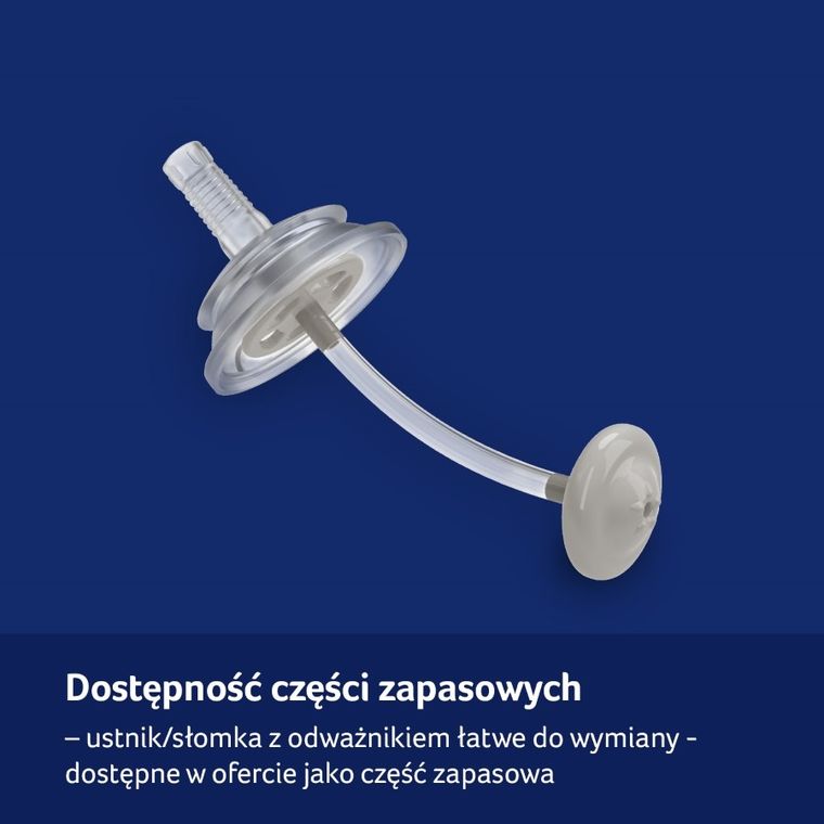 Lovi, kubek z obciążoną słomką, green, 150 ml