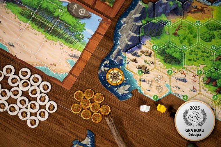 Lucky Duck Games, Toriki Wyspa rozbitków, gra familijna