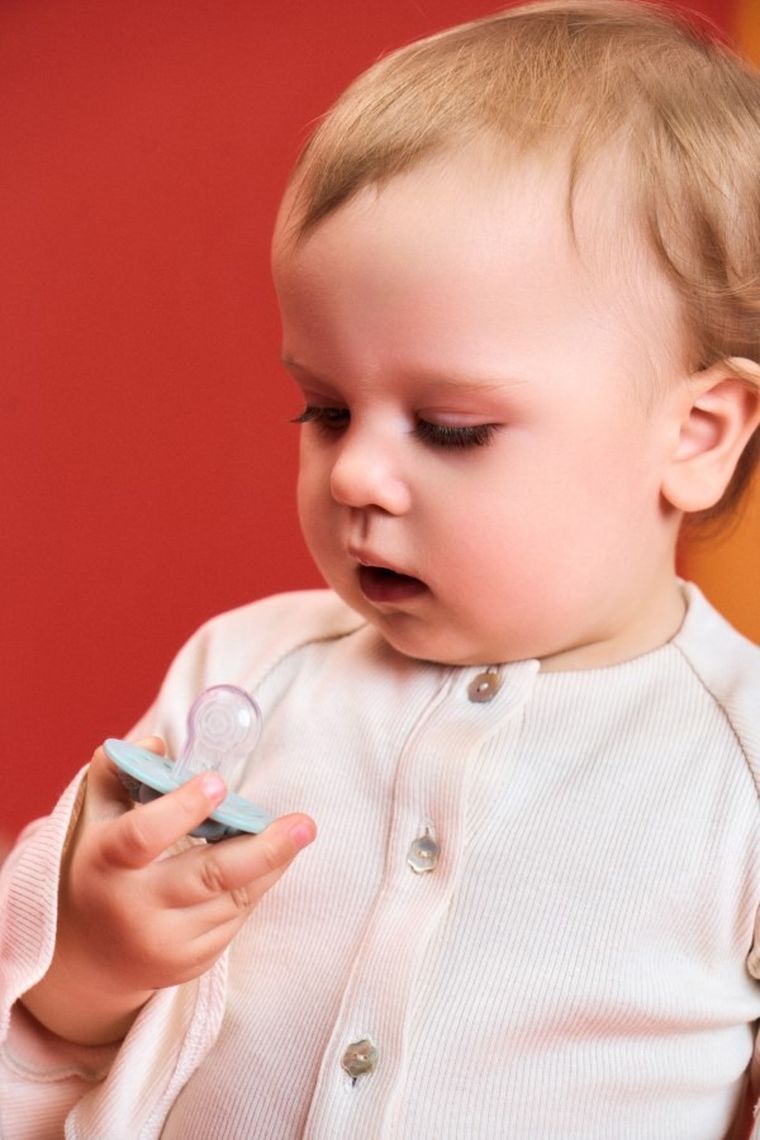 LUU Kids, smoczek pozycjonujący, Frozen Sage, 6m+