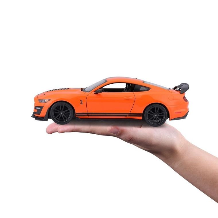 Maisto, 2020 Mustang Shelby GT500, model pojazdu, pomarańczowy, 1:24