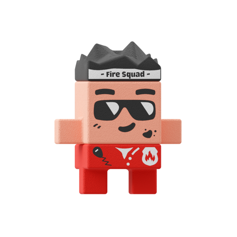 Marioinex, Mini Waffle, City, Remiza Strażacka, klocki konstrukcyjne, 280 elementów