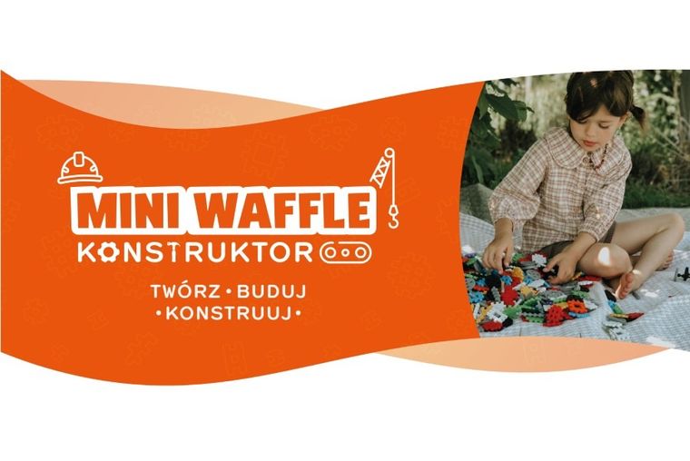 Marioinex, Mini Waffle, Konstruktor, klocki konstrukcyjne, 140 elementów