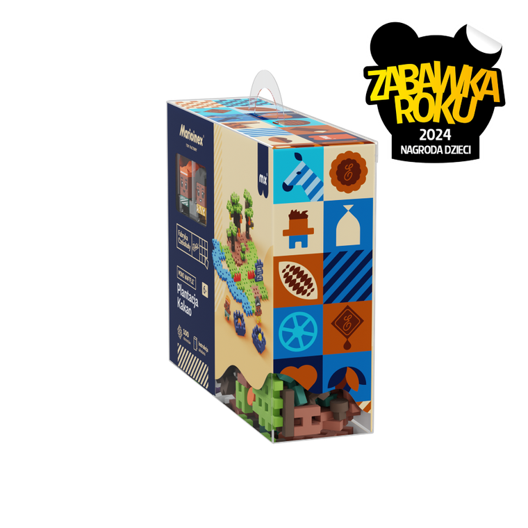 Marioinex, Mini Waffle, Wedel, Plantacja Kakao, klocki konstrukcyjne, 100 elementów