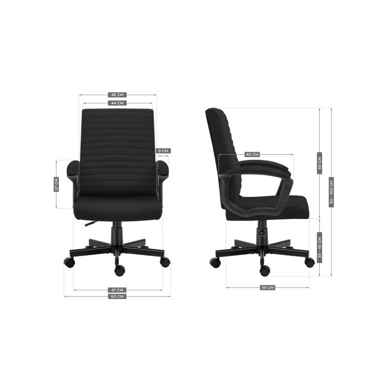 Mark Adler, Boss 2.5, fotel biurowy, Black