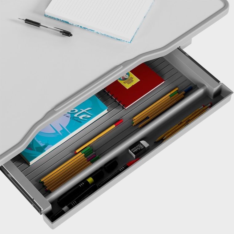 Mark Adler, Study 3.0, ergonomiczne biurko dla dziecka, szary, 66 cm