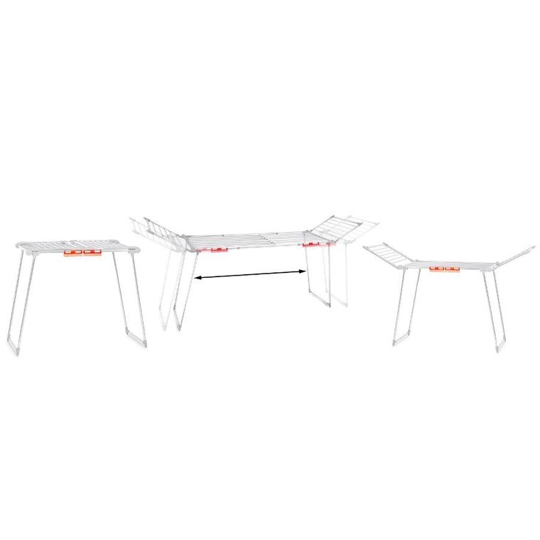 Massido, Lydia, stojąca suszarka na pranie, rozkładana, 27 mb