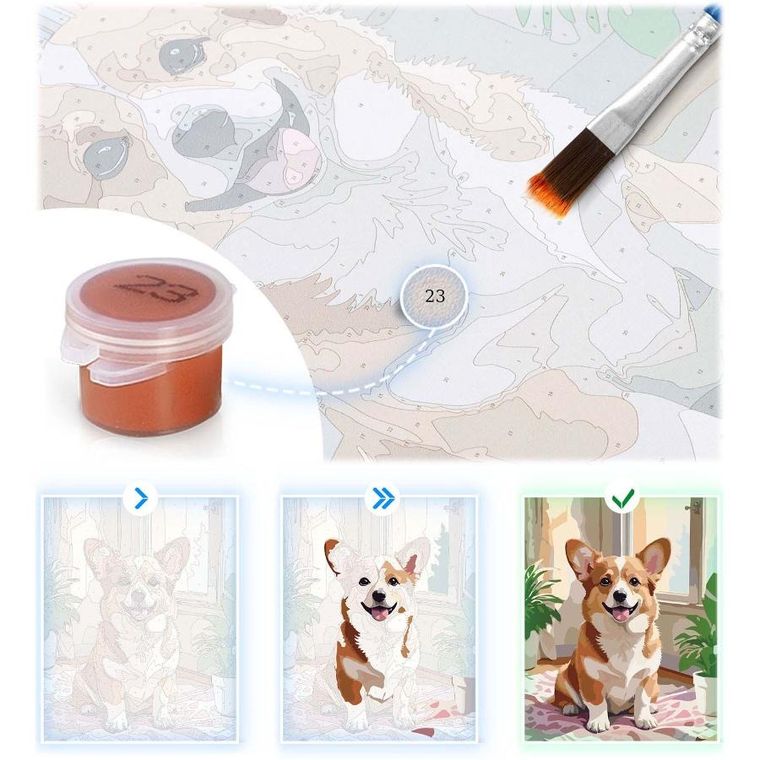 Massido, obraz do malowania po numerach, Bażant, 40-50 cm