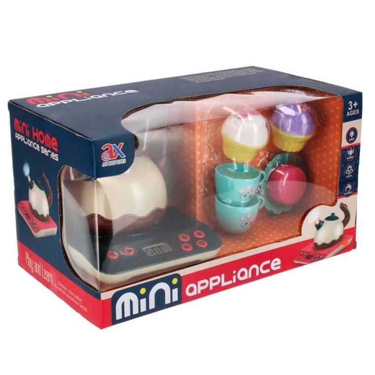 Mega Creative, czajnik elektryczny z akcesoriami