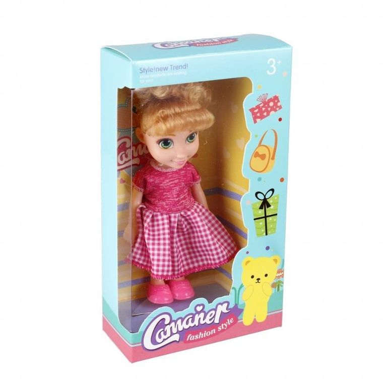 Mega Creative, lalka w sukience, 15 cm