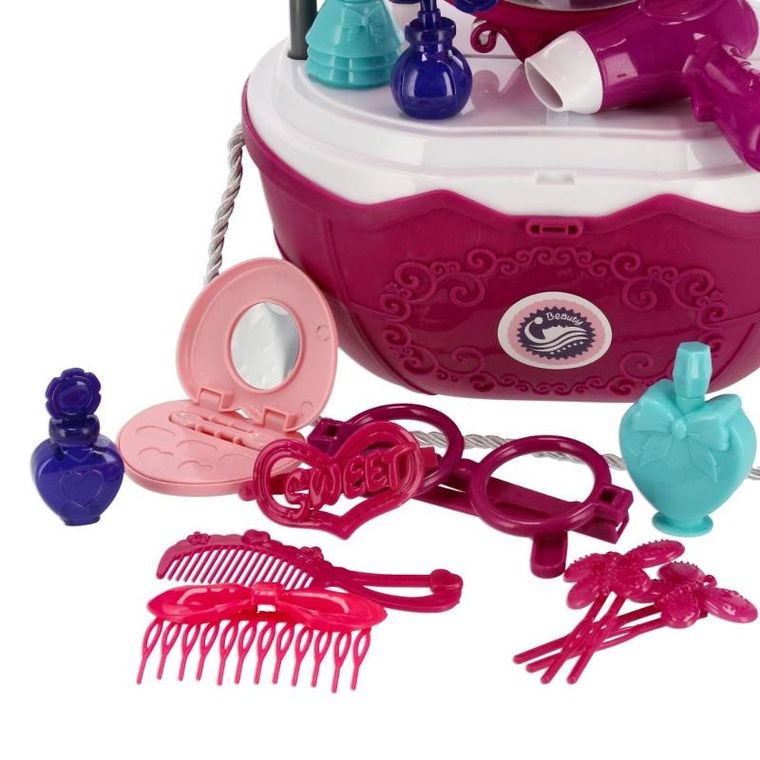 Mega Creative, toaletka z akcesoriami, walizka