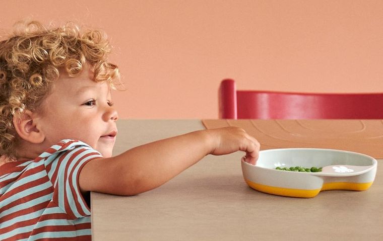 Mepal, Mio, Deep Pink, talerzyk dziecięcy